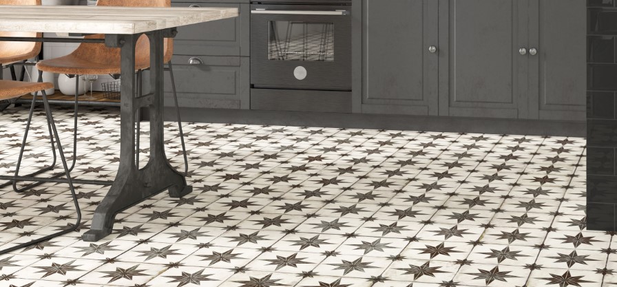 45X45 STAR BLACK MATE