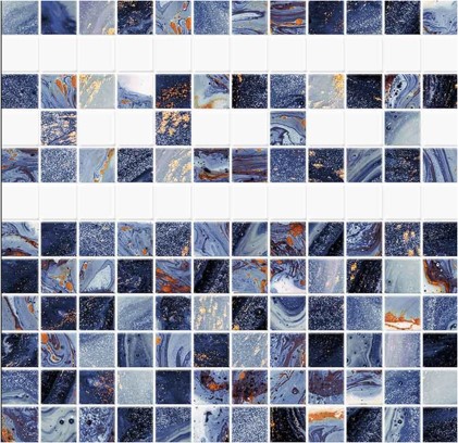 33,3X33,3 DECOR NASSAU BLUE BRILLO
