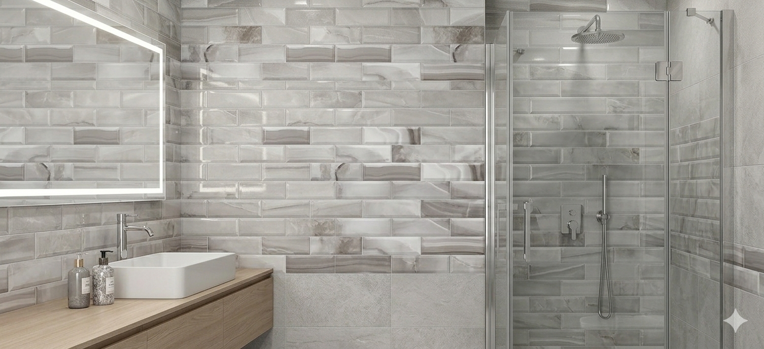 25X50 BISEL AGATA GRIS BRILLO