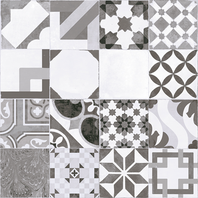45X45 MOSAICO GRIS MATE