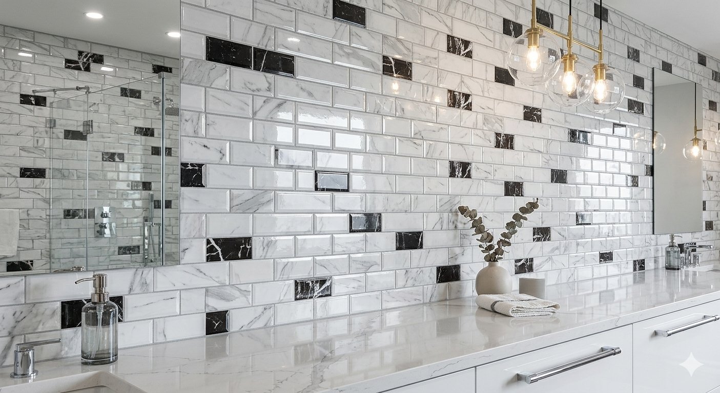 25X50 BISEL CALACATTA NERO