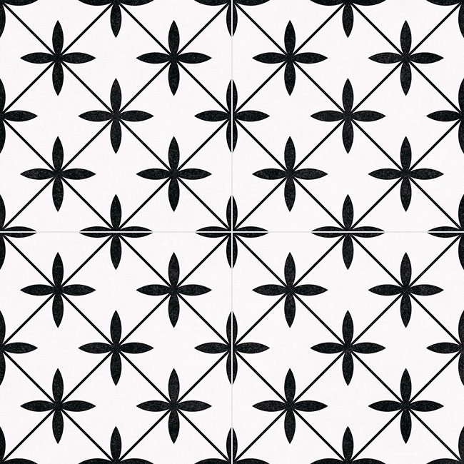 45X45 POOLE WHITE MATE