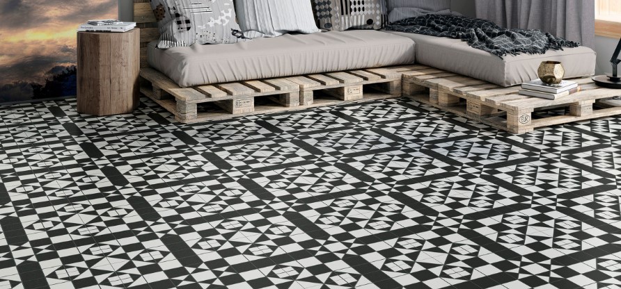 45X45 VICTORIA NEGRO MATE
