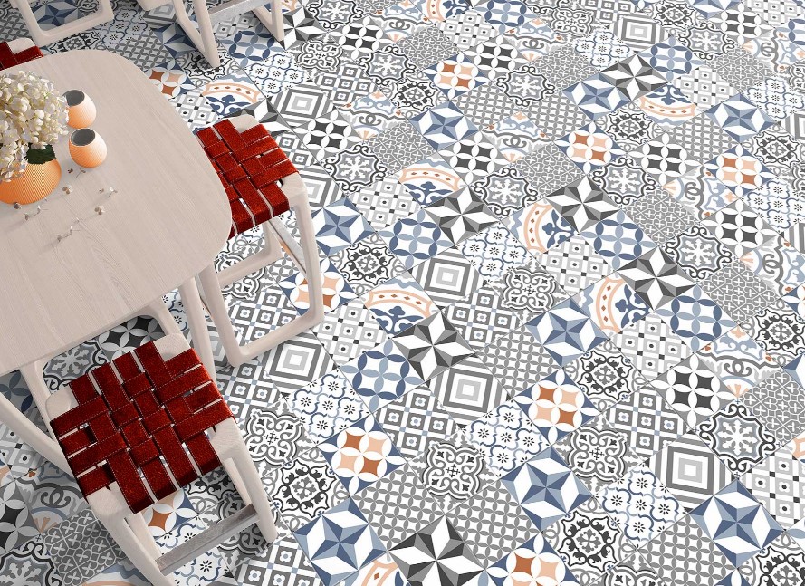 45X45 FLORENCIA MULTICOLOR MATE