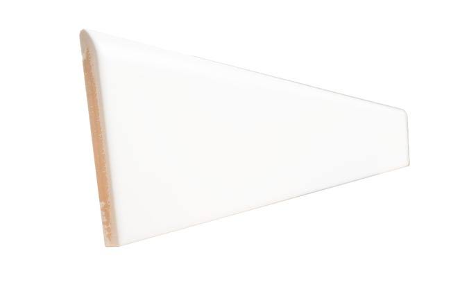10X90 RODAPIE BLANCO SATINADO ROMADO