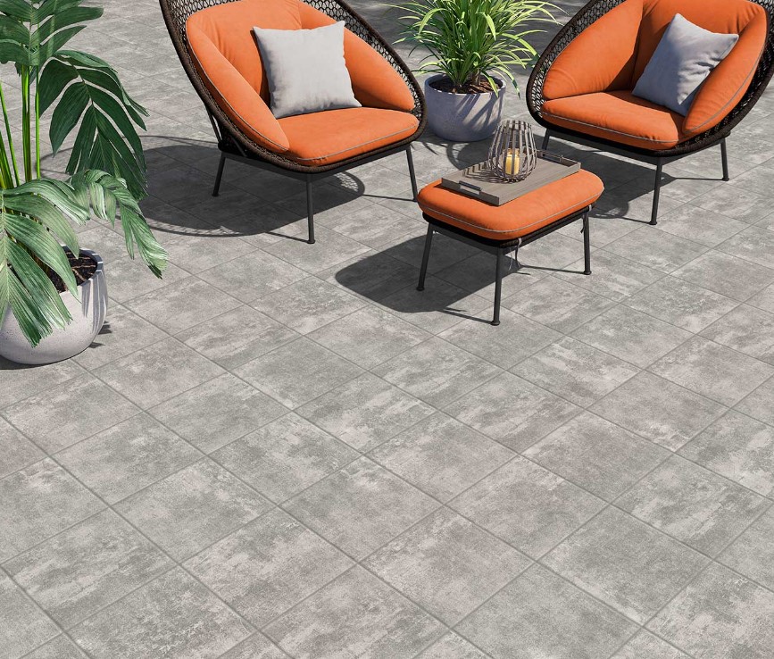 33,3X33,3 EXT. AINSA GRIS MATE