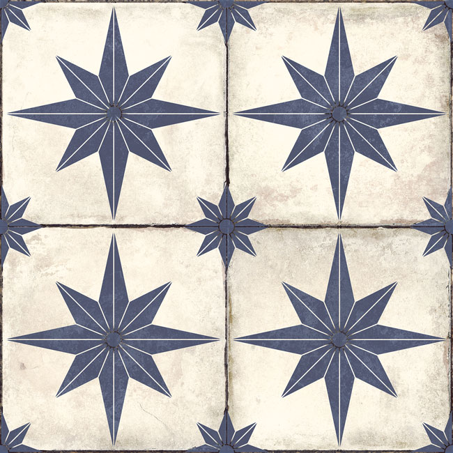 45X45 STAR BLUE MATE